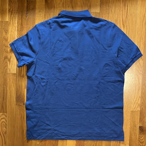 Polo by Ralph Lauren Blue Piqué Polo Shirt - Picture 4 of 4